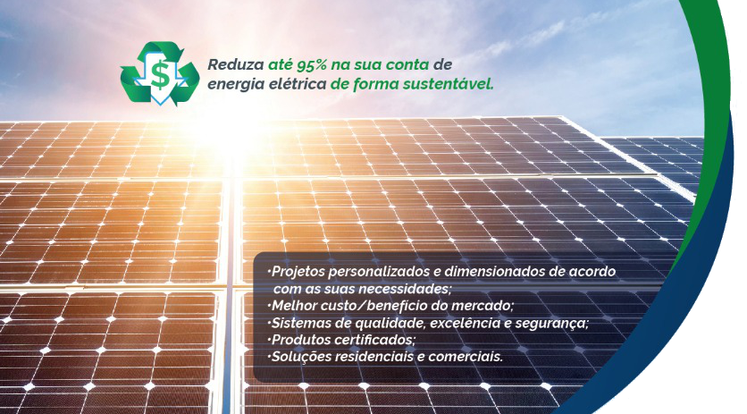 Módulos fotovoltaicos em grande escala